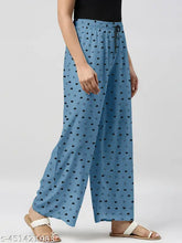 RoyalBlueNavyBlue pure cotton maxi pyjama set for women, heart-print design